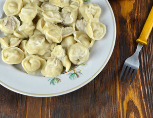 dumplings on a plate