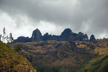 the Pitusiray mountain in Calca, Cusco