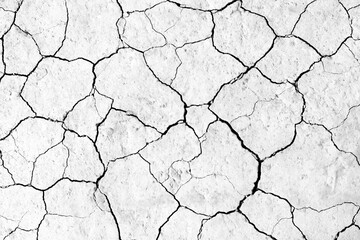 Ground crack texture with natural seamless patterns , drought season background top view