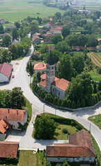 Church of the Blessed Virgin Mary of the Snows in Volavje, Croatia