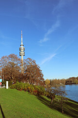 Obraz premium tower in autumn