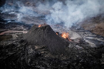 Volcanic eruption in Iceland © Tobias Seeliger