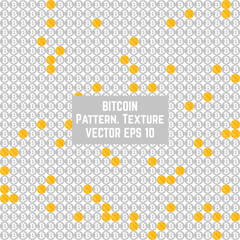 Bitcoin. Pattern. Texture. Yellow. Gray 2