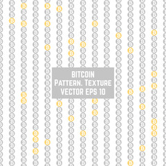 Bitcoin. Pattern. Texture. Yellow. Gray 4