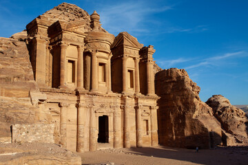 The Monastery, Petra's largest monument, located in Jordan
