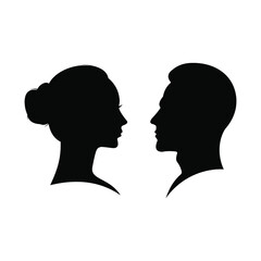 silhouette of a couple