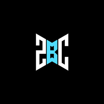 ZBC letter logo creative design. ZBC unique design