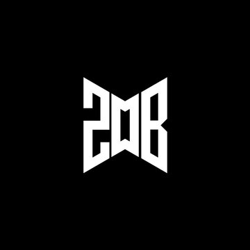 ZDB letter logo creative design. ZDB unique design, ZOB letter logo creative design. ZOB unique design