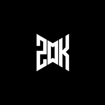 ZDK letter logo creative design. ZDK unique design, ZOK letter logo creative design. ZOK unique design
