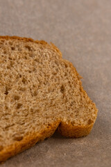 A piece of bread. 
Bread.
