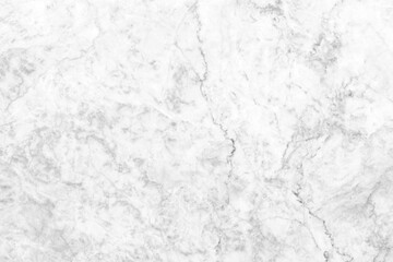White marble texture with natural pattern for background or design artwork.