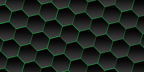 Fototapeta premium Hexagon Background Honeycomb Wallpaper Graphic Elements
