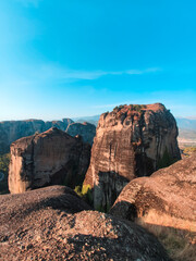 landscape view of Greece thessaly mountains