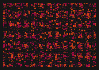Offset Quads generative art background art illustration