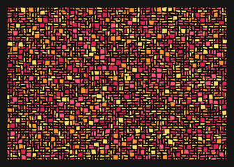 Offset Quads generative art background art illustration