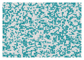 Fototapeta premium Offset Quads generative art background art illustration