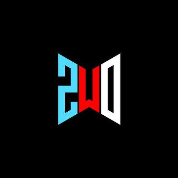 ZUD letter logo creative design. ZUD unique design