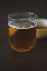 Cold beer in a glass
