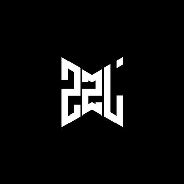 ZZL letter logo creative design. ZZL unique design