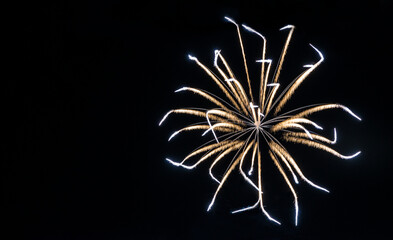 Fototapeta premium Spektakuläres Feuerwerk bei einem Fest 