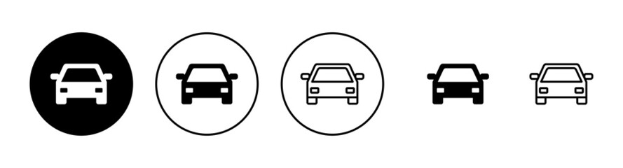 Fototapeta na wymiar Car icons set. car sign and symbol. small sedan
