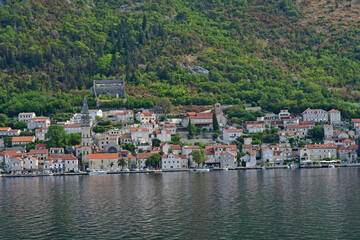 Fototapeta na wymiar Kotor; Montenegro - september 13 2021 : Kotor bay