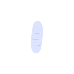 Cute hand-drawn lake vector illustration