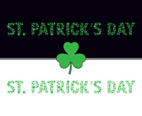 St. Patrick's day T-shirt design template