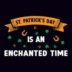 St. Patrick's day T-shirt design template