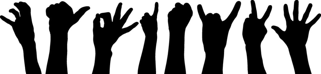 hands silhouette 