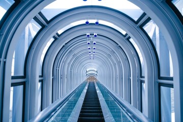 corridor in the airport