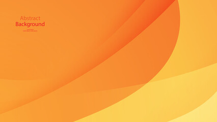 warm and orange color background abstract art vector 