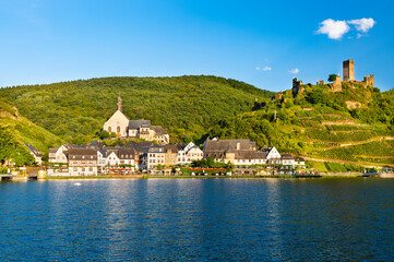 Fototapeta na wymiar Beilstein And Moselle Valley, Germany