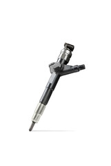 Common rail diesel nozzle isolated on white