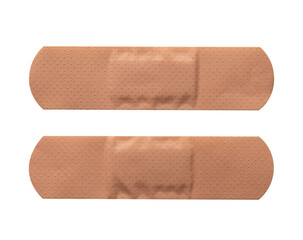 Adhesive Bandage isolated on white