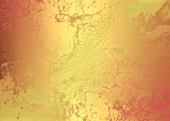 Golden Abstract  decorative paper texture  background  for  artwork  - Illustration