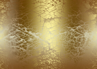 Golden Abstract  decorative paper texture  background  for  artwork  - Illustration