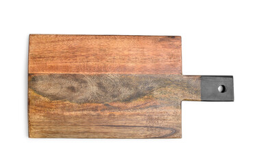 Wooden board isolated on white