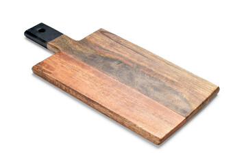 Wooden board isolated on white