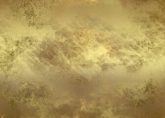 Golden Abstract  decorative paper texture  background  for  artwork  - Illustration