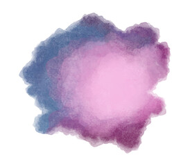 Fototapeta premium Purple abstract watercolor stain. Vector illustration. Abstract colorful watercolor background.