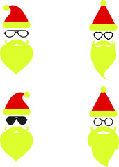 Fototapeta premium Hipster Santa