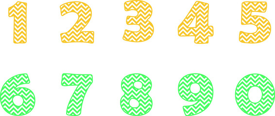 Numbers Chevron