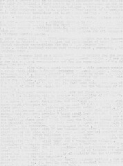 Half readable written text made with an old typewriter. Meant as background