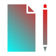 document and pen icon
