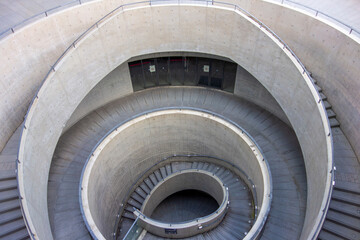 Fototapeta premium spiral staircase in the church