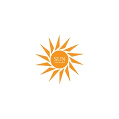 Fototapeta premium Sun Vector illustration Icon Logo Template design