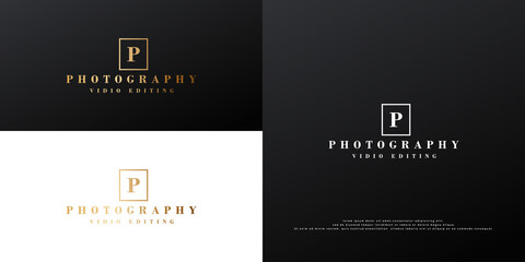 Luxury logo design collection for branding coporate identity Free Vector