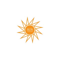 Sun Vector illustration Icon Logo Template design