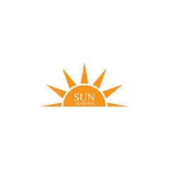 Fototapeta premium Sun Vector illustration Icon Logo Template design